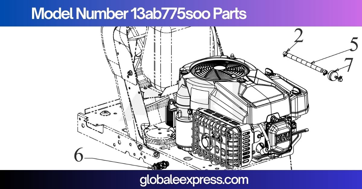 Model Number 13ab775soo Parts